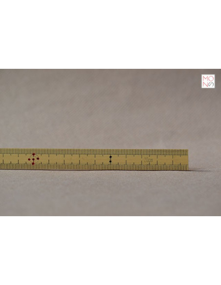 Dettaglio Righello in bambù 20 cm