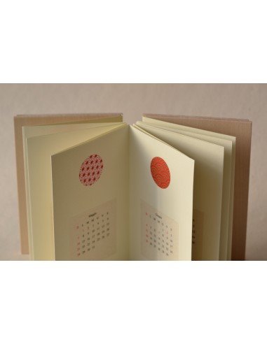 calendar washi red verticale