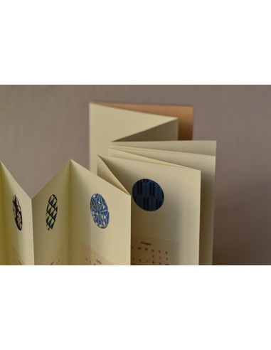 Calendario washi blu