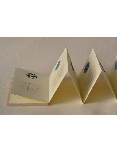 Calendario washi blu