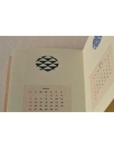Calendario washi blu 2