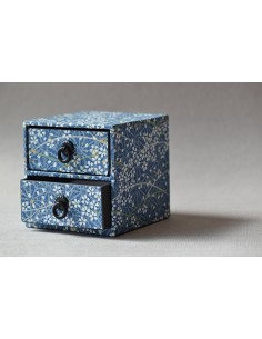 Scatola cassetti blu 2