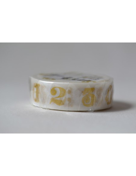 Washitape 159 number gold