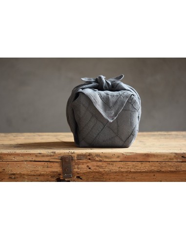 Furoshiki lino grigio