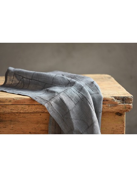 Furoshiki lino grigio