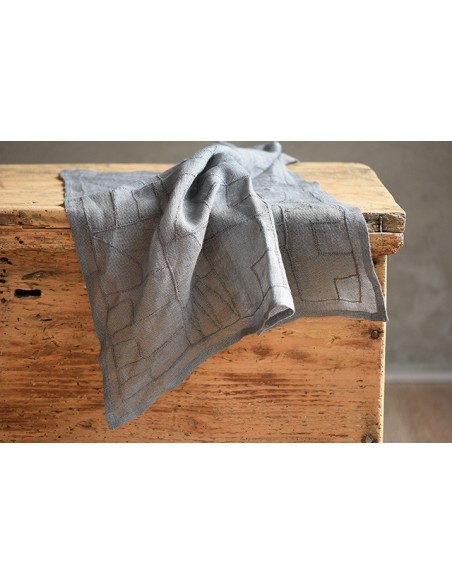 Furoshiki lino grigio