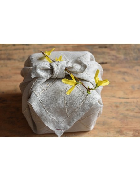 Furoshiki lino naturale