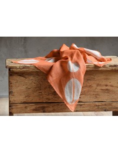 Furoshiki itajime arancione 2