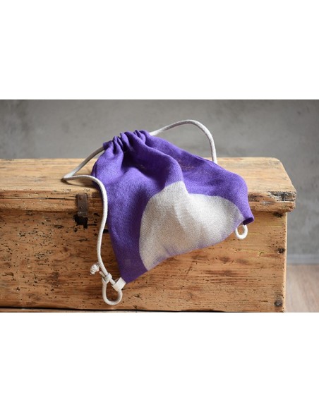 Zaino itajime Shibori viola