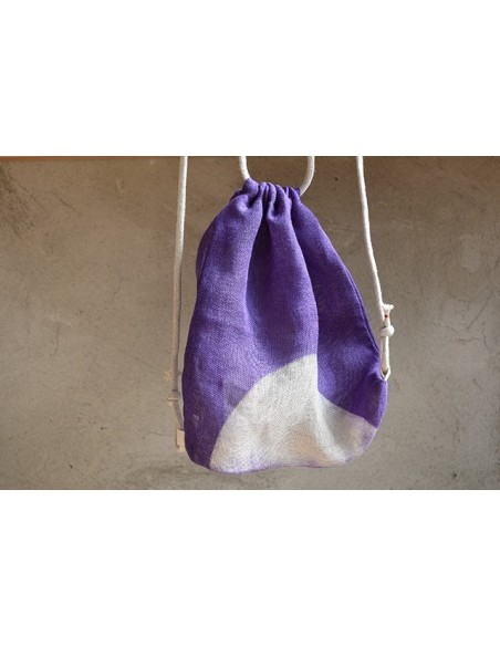 Zaino itajime Shibori viola