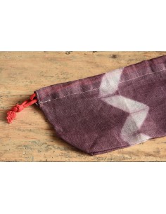 Kinchaku purple chevron 2