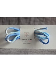 Cordino chirimen sfumato azzurro