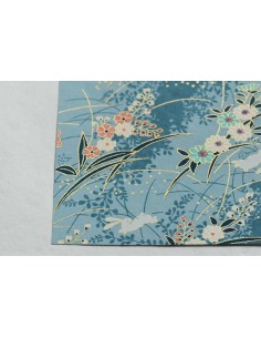 Chiyogami 221Usagi to hana