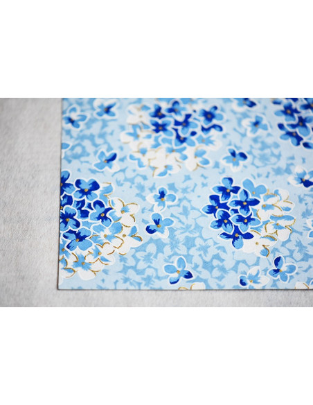 Chiyogami 227 Ajisai