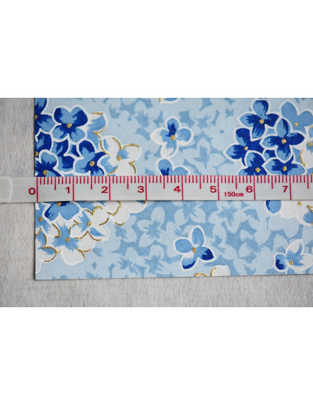 Chiyogami 227 Ajisai