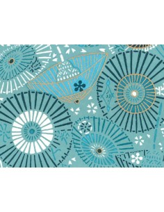 Chiyogami 065 ombrelli azzurri 2