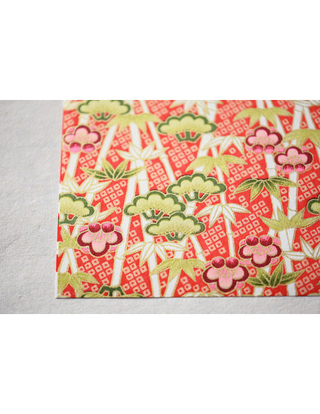 Chiyogami 281 Shōchukubai