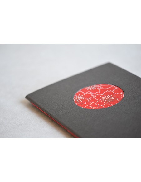 Note Chiyogami Sakura rosso