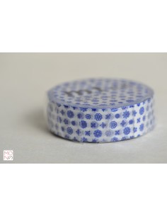 Washitape 076 mini flower blu