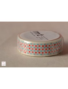 Washitape 093 marble scarlet