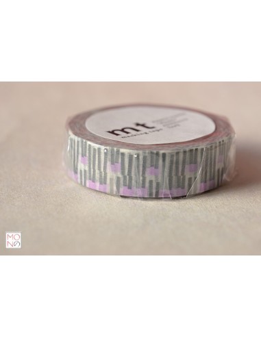 Washitape 108 grigio viola