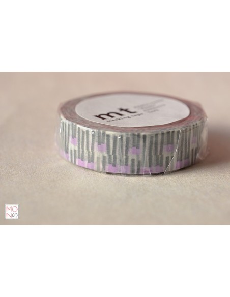 Washitape 108 grigio viola