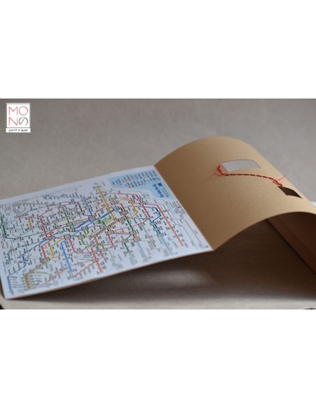 Quaderno tokyo metrò retrocopertina