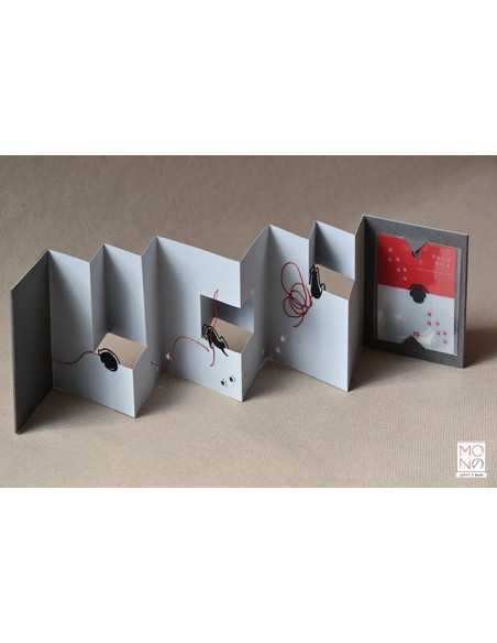 concertina clip sul filo del gomitolo