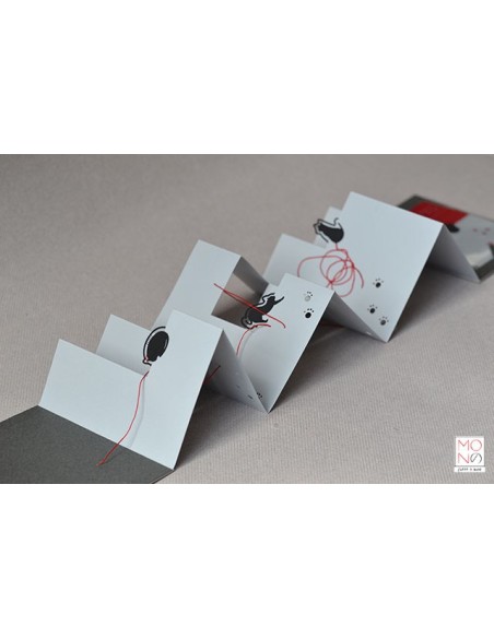 concertina clip sul filo del gomitolo