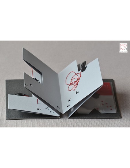 concertina clip sul filo del gomitolo